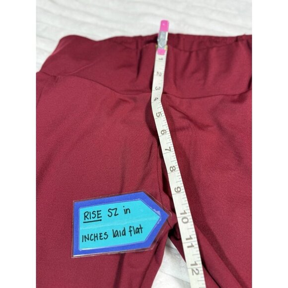 Shein Butt Lifting Shapewear Burgundy Stretch Full Length Leggings Women's XL - Picture 4 of 13